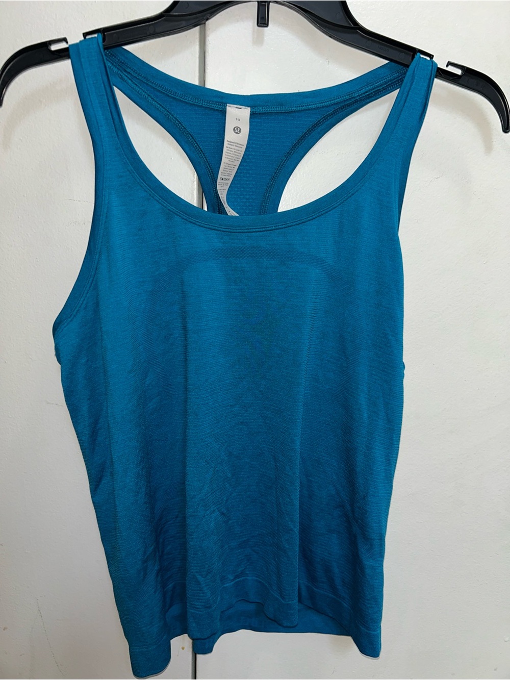 lululemon athletica Blue Racerback Tank Top